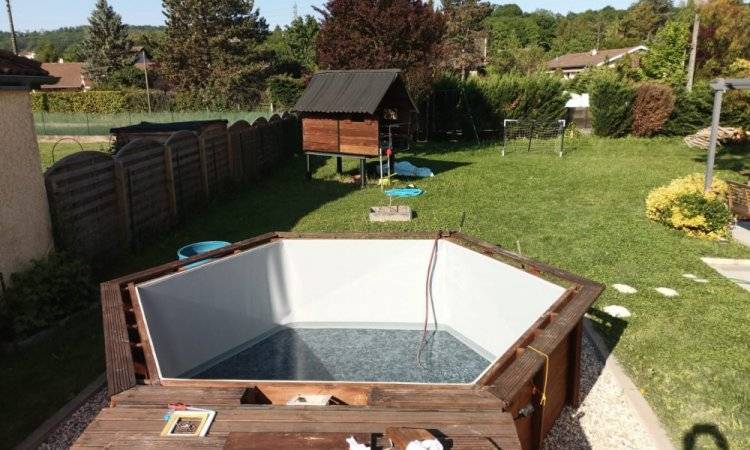 piscine hexagone