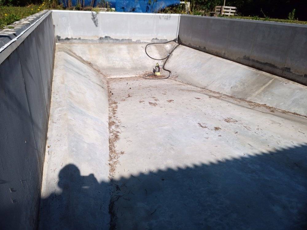 Rénovation de piscine avec PVC armé