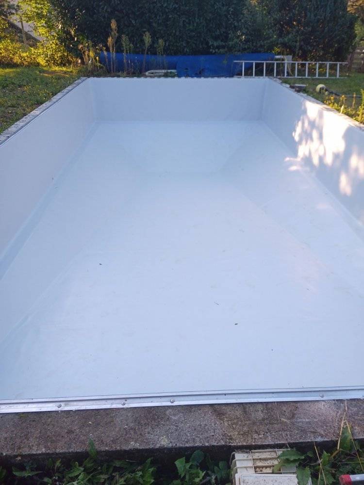 Rénovation de piscine PVC armé