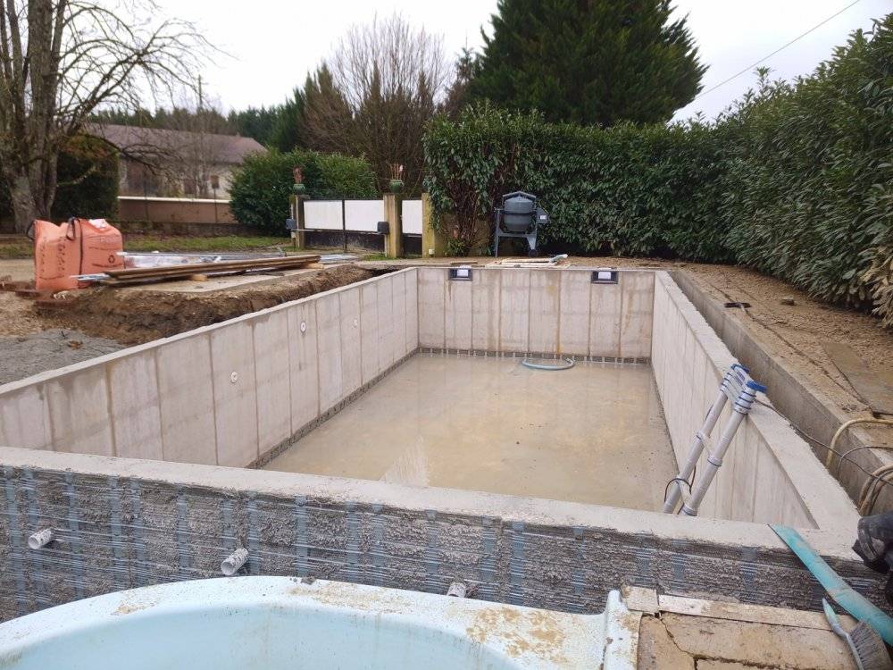 Renovation piscine PVC armé
